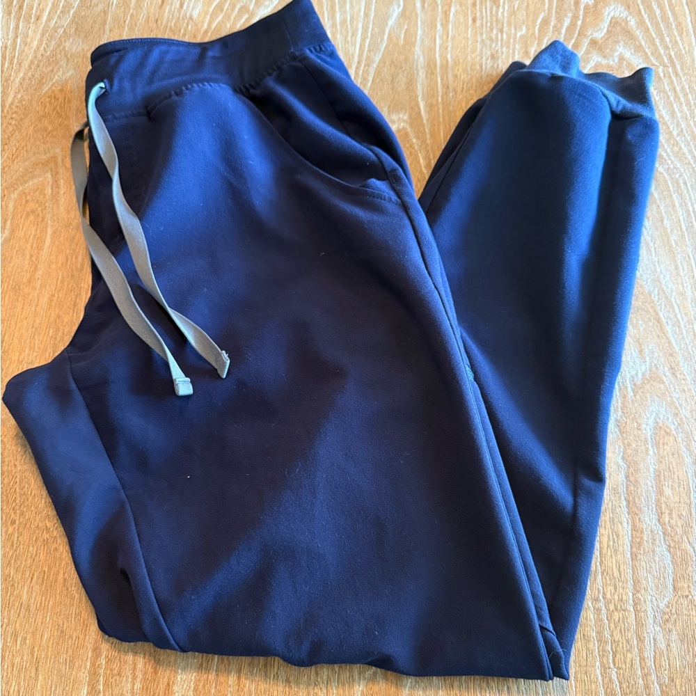 FIGS Technical Collection Zamora Navy Blue Jogger Scrub Pants Women’s Size Small